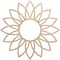 Ekena Millwork Daisy Wood Fretwork Pierced Ceiling Medallion, Alder, 32"OD x 11 1/8"ID x 3/8"T CMWP32X32X0375DAAL - alternate 1